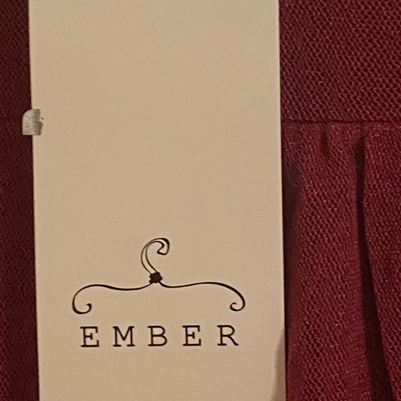 Ember Sz L Burgundy Bodysuit W/Elaborate Embroidery NWT😊😊 - Picture 10 of 15